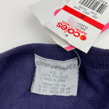 Load image into Gallery viewer, Girls Simply Basics, vintage purple fleece sweater / jumper, armpit to armpit: 44cm, NEW, size 8,  