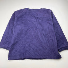 Load image into Gallery viewer, Girls Simply Basics, vintage purple fleece sweater / jumper, armpit to armpit: 44cm, NEW, size 8,  