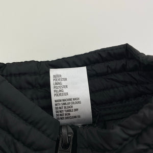 Boys Urban Supply, black puffer vest / sleeveless jacket, EUC, size 7,  
