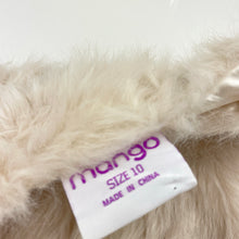Load image into Gallery viewer, Girls Mango, lined faux fur vest, 3 hook fasten, EUC, size 10,  