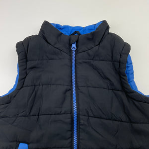 Boys H&T, black puffer vest / sleeveless jacket, GUC, size 4,  
