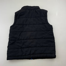 Load image into Gallery viewer, Boys H&amp;T, black puffer vest / sleeveless jacket, GUC, size 4,  