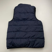 Load image into Gallery viewer, Boys GAP, navy thick puffer vest / sleeveless jacket, EUC, size 4-5,  