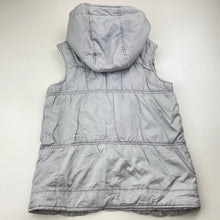 Load image into Gallery viewer, Girls Tilii, grey/silver lightweight hooded vest, FUC, size 10,  