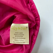 Load image into Gallery viewer, Girls Lily &amp; Dan, pink vest / sleeveless jacket, detachable hood, GUC, size 5,  