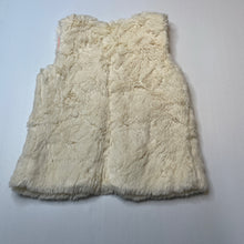 Load image into Gallery viewer, Girls Target, lined faux fur vest, single button fasten, GUC, size 6,  