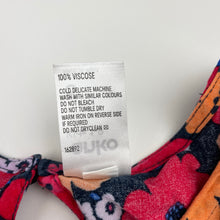 Load image into Gallery viewer, Girls Anko, colourful floral viscose dress, GUC, size 5, L: 58cm