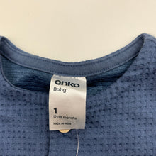 Load image into Gallery viewer, Unisex Anko, soft feel romper / overalls, EUC, size 1,  