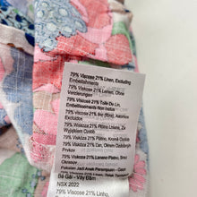 Load image into Gallery viewer, Girls Cotton On, colourful floral viscose/linen summer dress, GUC, size 4, L: 58cm