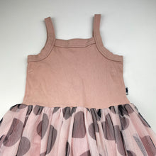 Load image into Gallery viewer, Girls HUXBABY, cotton lined tulle party dress, EUC, size 4, L: 55cm
