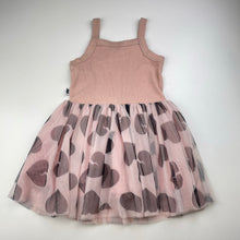 Load image into Gallery viewer, Girls HUXBABY, cotton lined tulle party dress, EUC, size 4, L: 55cm