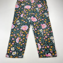 Load image into Gallery viewer, Girls Cotton On, KIP &amp; Co x Cotton On floral cotton overalls, wash fade, FUC, size 6,  