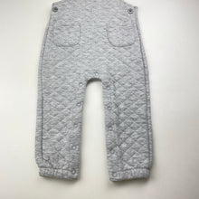 Load image into Gallery viewer, Unisex Baby Berry, soft feel quilted overalls, EUC, size 1,  