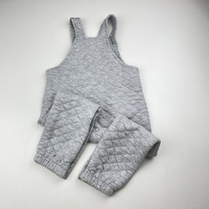 Unisex Baby Berry, soft feel quilted overalls, EUC, size 1,  