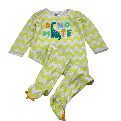 Boys Anko, cotton coverall / romper, dinosaur, EUC, size 1,  