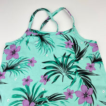 Load image into Gallery viewer, Girls Mango, floral cotton dress, marks on front, FUC, size 3, L: 51cm
