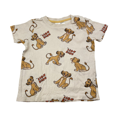 Unisex H&M, Disney Lion King Simba cotton tee / top, FUC, size 1,  