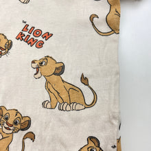 Load image into Gallery viewer, Unisex H&amp;M, Disney Lion King Simba cotton tee / top, FUC, size 1,  