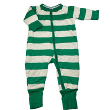 Load image into Gallery viewer, Unisex Bonds, wadded winter zip wondersuit / romper, small catched &amp; mark neck, FUC, size 0,  