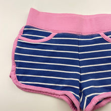 Load image into Gallery viewer, Girls Target, striped stretchy shorts, elasticated, GUC, size 2,  