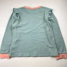 Load image into Gallery viewer, Girls Cotton On, waffle long sleeve pyjama top, unicorn, FUC, size 10,  