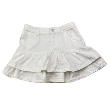 Load image into Gallery viewer, Girls Seed, white denim skirt, adjustable, L: 29cm, FUC, size 7,  