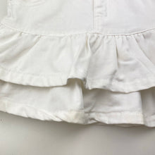 Load image into Gallery viewer, Girls Seed, white denim skirt, adjustable, L: 29cm, FUC, size 7,  