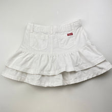 Load image into Gallery viewer, Girls Seed, white denim skirt, adjustable, L: 29cm, FUC, size 7,  