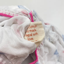 Load image into Gallery viewer, Girls TUKU TUKU, cotton romper, butterflies, GUC, size 000,  