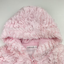 Load image into Gallery viewer, Girls Ollie&#39;s Place, fleece lined faux fur hooded jacket, EUC, size 1,  