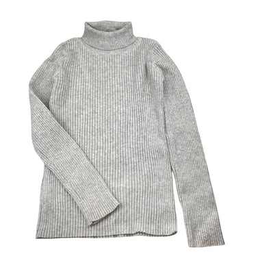 Girls Target, grey marle ribbed skivvy / roll neck top, FUC, size 6,  