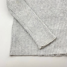 Load image into Gallery viewer, Girls Target, grey marle ribbed skivvy / roll neck top, FUC, size 6,  