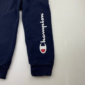 Unisex Champion, Authentic fleece lined track pants, Inside leg: 42cm, GUC, size 4,  