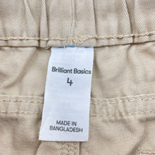 Load image into Gallery viewer, Boys Brilliant Basics, cotton casual pants, elasticated, Inside leg: 46cm, FUC, size 4,  