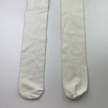Load image into Gallery viewer, Girls Blue Sky, cream stretchy stockings, GUC, size 6-8,  