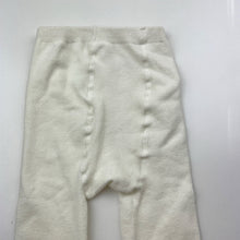 Load image into Gallery viewer, Girls Blue Sky, cream stretchy stockings, GUC, size 6-8,  
