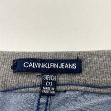 Load image into Gallery viewer, Girls Calvin Klein, stretchy denim jeggings, elasticated, Inside leg: 49cm, GUC, size 7,  