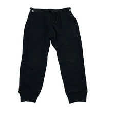 Load image into Gallery viewer, Unisex Bonds, black fleece lined track pants, elasticated, FUC, size 4,  