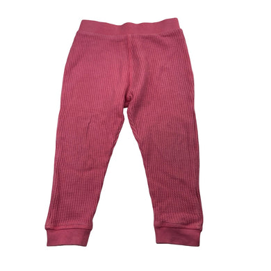Girls Target, pink waffle leggings / bottoms, elasticated, GUC, size 2,  