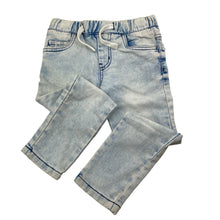 Load image into Gallery viewer, Boys Breakers, stretch knit denim pants, elasticated, Inside leg: 38cm, GUC, size 3,  