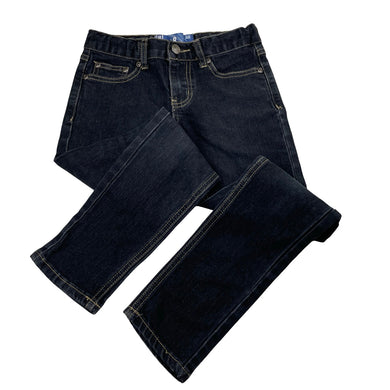 Girls HASHTAG, black stretch denim jeans, adjustable, Inside leg: 58cm, GUC, size 8,  
