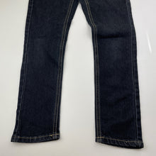 Load image into Gallery viewer, Girls HASHTAG, black stretch denim jeans, adjustable, Inside leg: 58cm, GUC, size 8,  