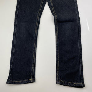 Girls HASHTAG, black stretch denim jeans, adjustable, Inside leg: 58cm, GUC, size 8,  