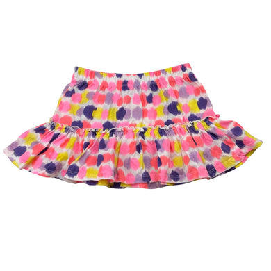 Girls All 4 Me, colourful cotton skirt, elasticated, EUC, size 2,  