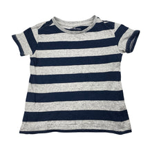 Load image into Gallery viewer, Boys Anko, navy &amp; grey cotton tee / top, GUC, size 6,  