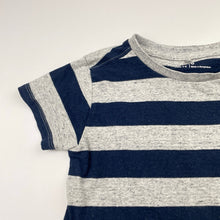 Load image into Gallery viewer, Boys Anko, navy &amp; grey cotton tee / top, GUC, size 6,  