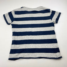 Load image into Gallery viewer, Boys Anko, navy &amp; grey cotton tee / top, GUC, size 6,  