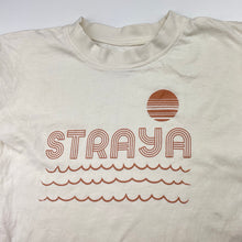 Load image into Gallery viewer, Girls Favourites, cream cotton tee / top, FUC, size 6,  