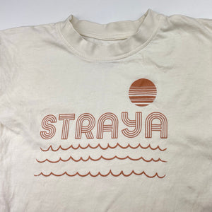 Girls Favourites, cream cotton tee / top, FUC, size 6,  