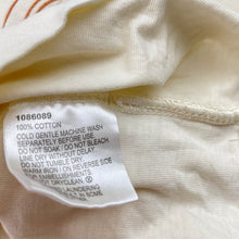 Load image into Gallery viewer, Girls Favourites, cream cotton tee / top, FUC, size 6,  